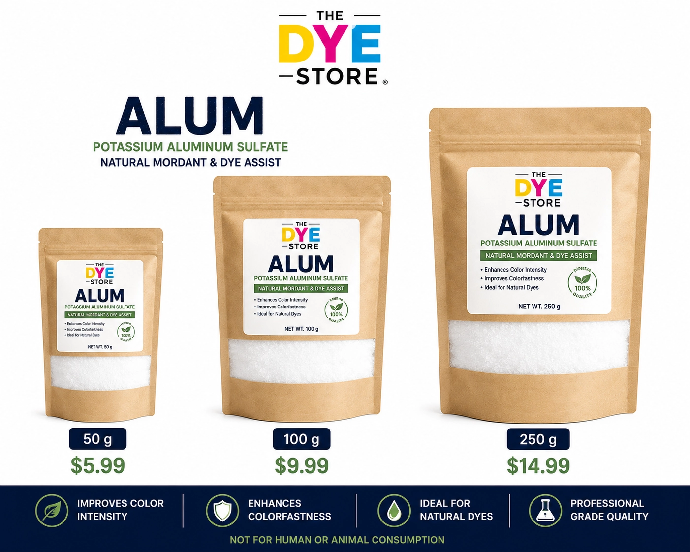 Alum · Potassium Aluminum Sulfate