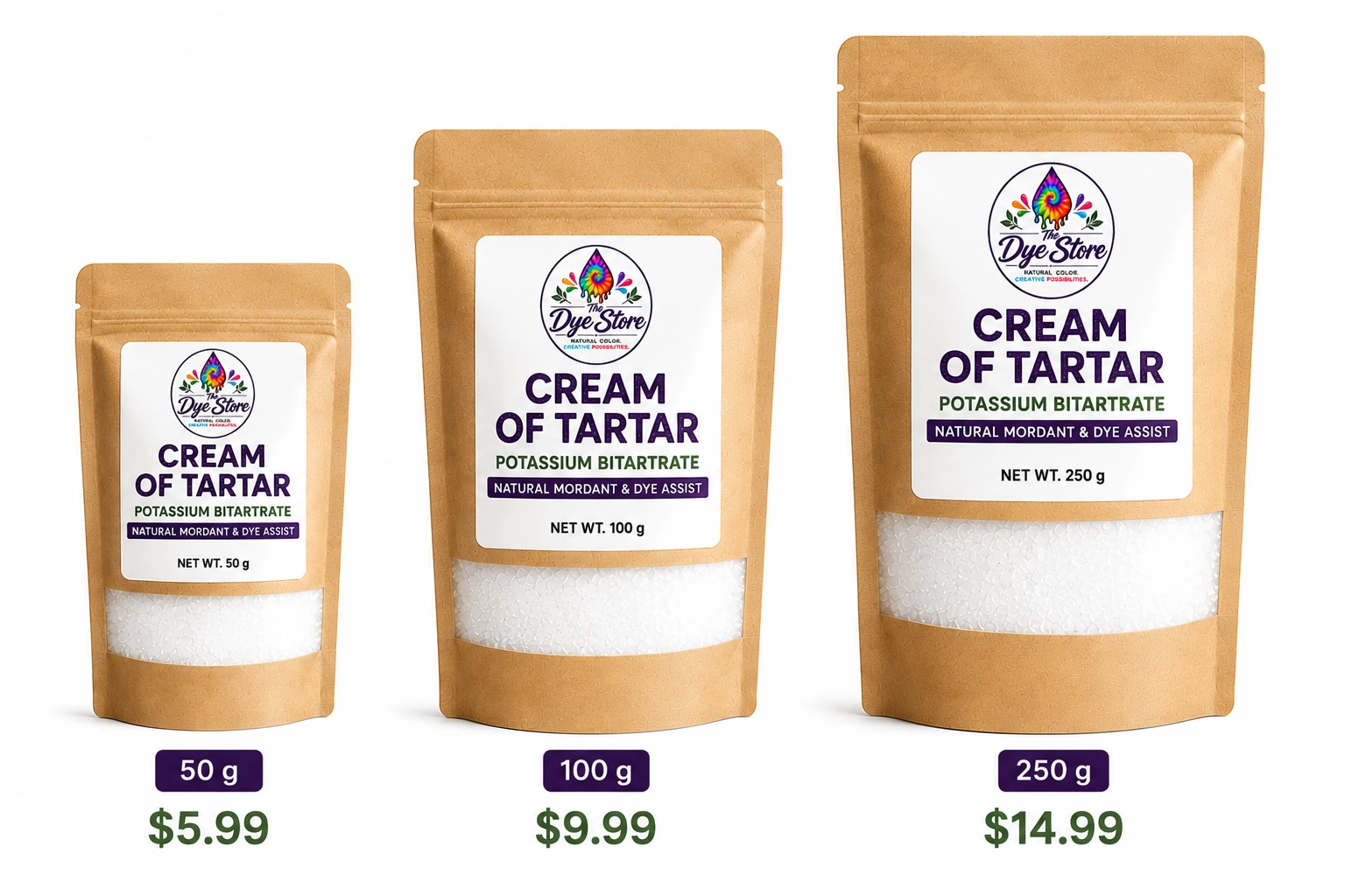 Cream of Tartar · Potassium Bitartrate