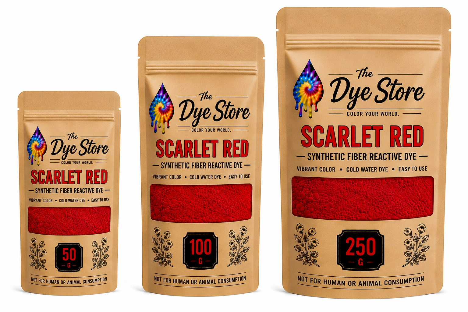 Scarlet Red Synthetic Dye Powder
