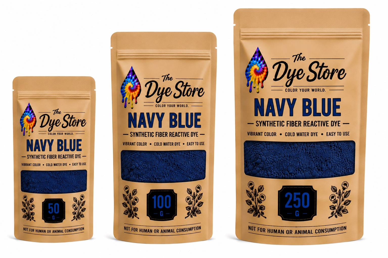 Navy Blue Synthetic Dye Powder