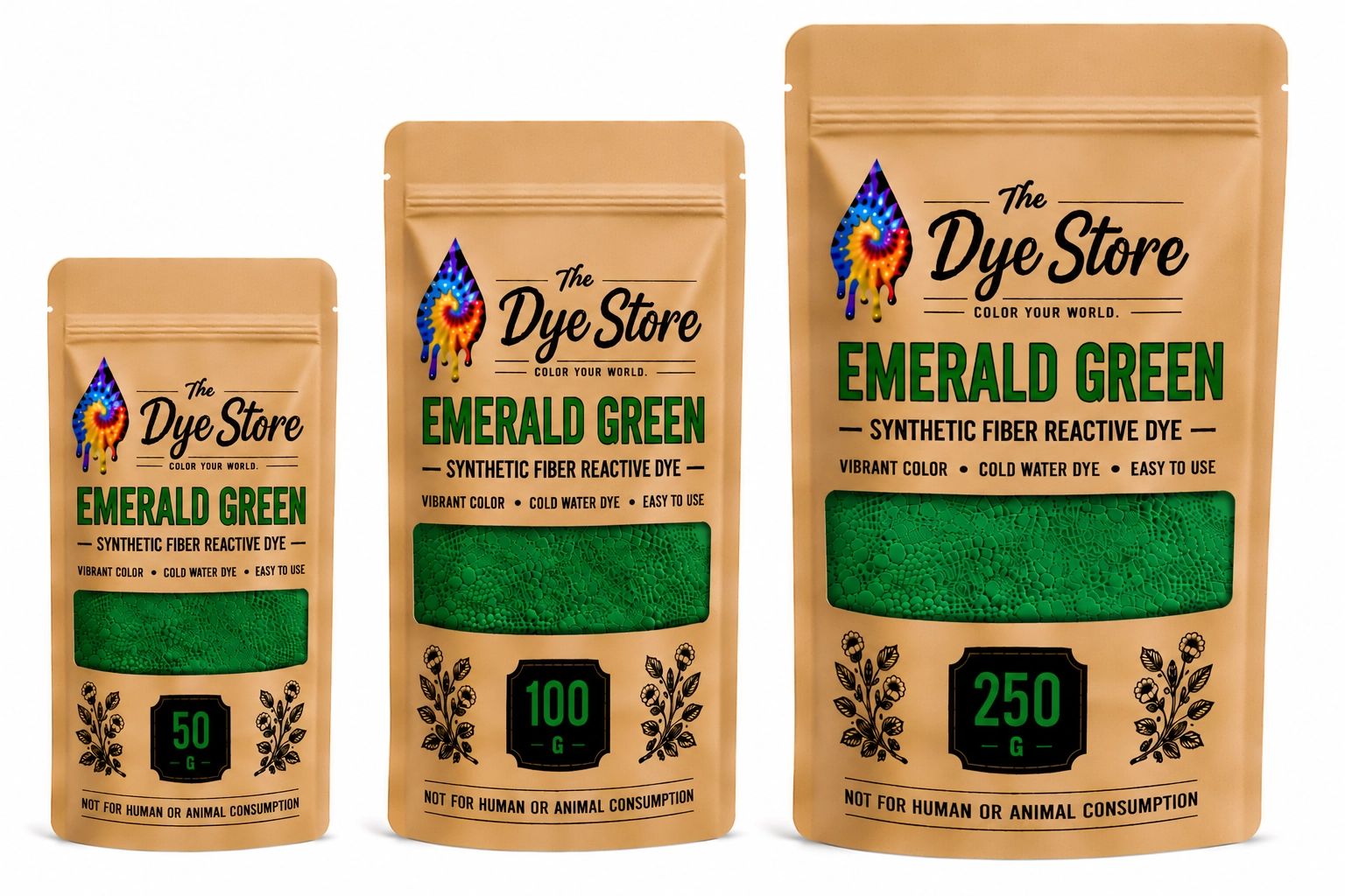Emerald Green Synthetic Dye Powder