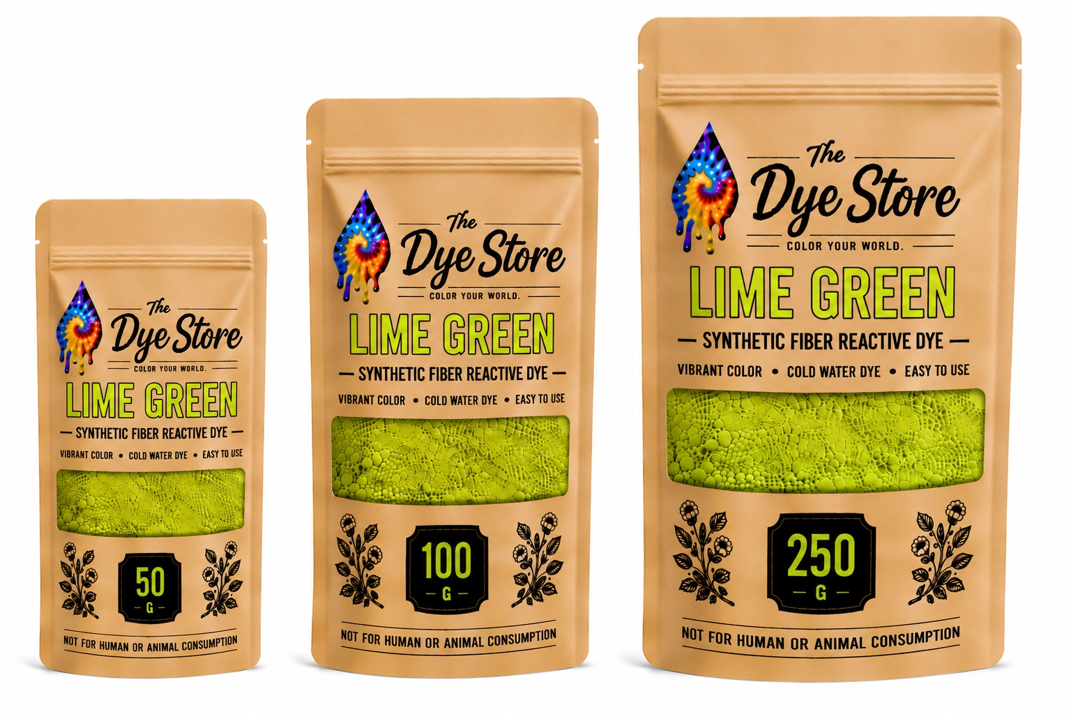 Lime Green Synthetic Dye Powder