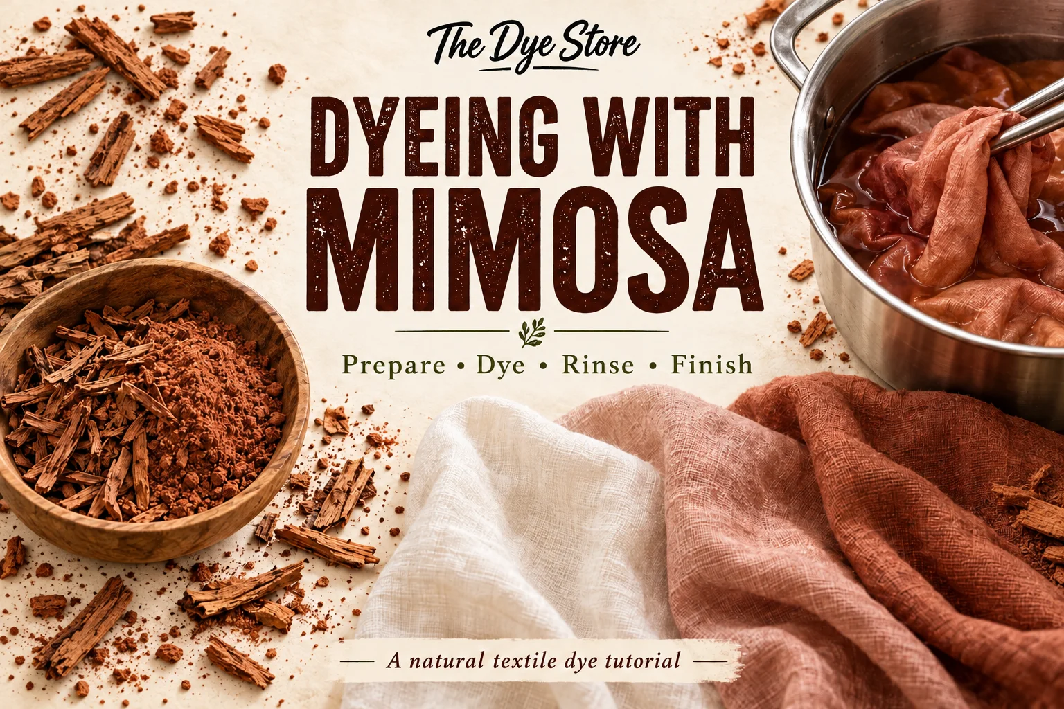 How to Dye Cotton and Linen with Mimosa: A Start-to-Finish Guide